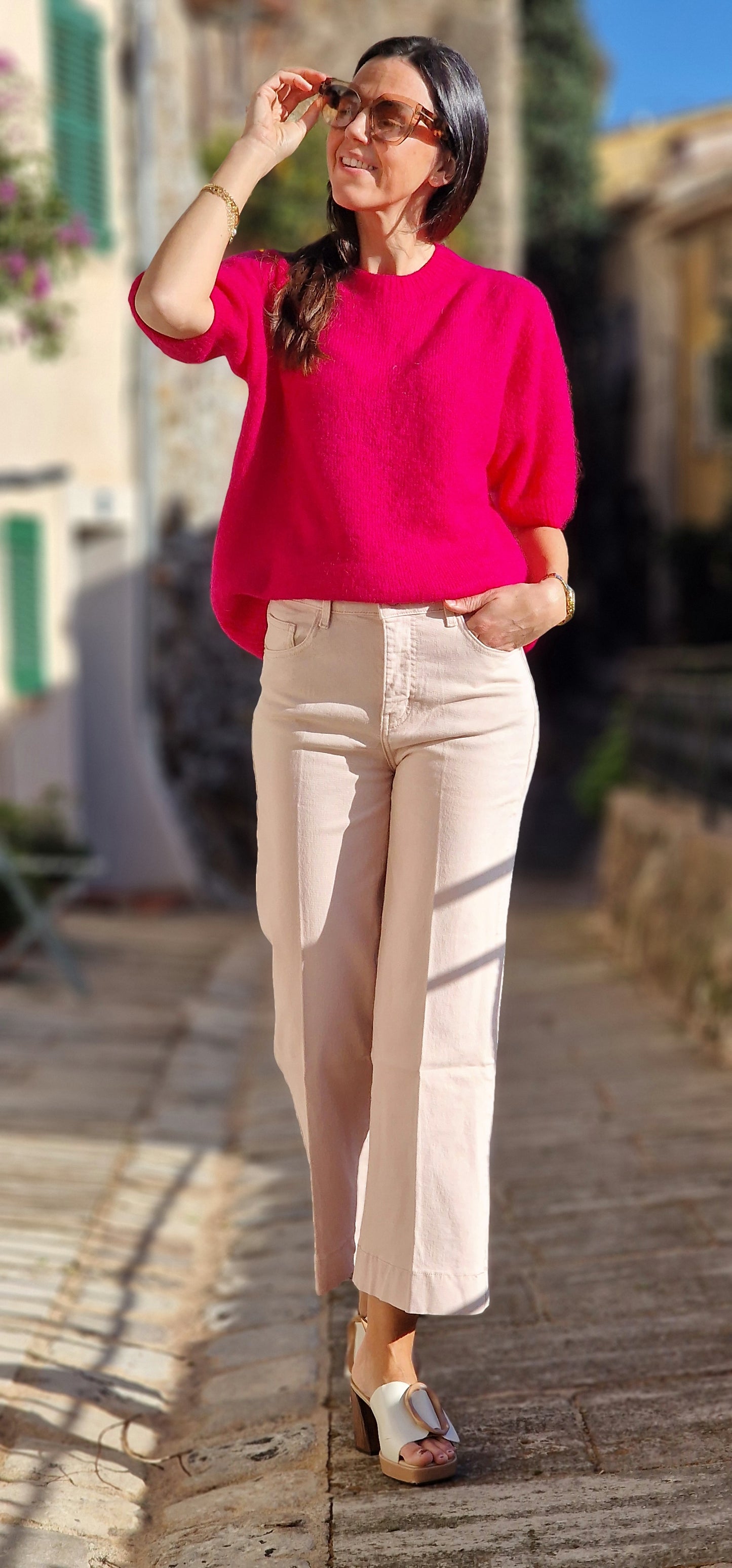 BEA Trui FUCHSIA