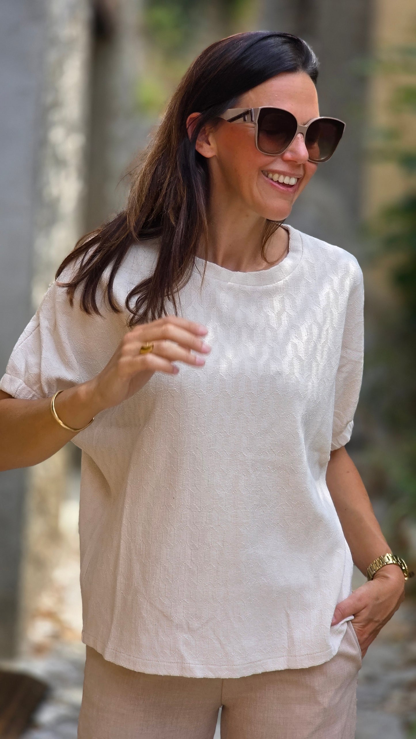 LIA Sweater trui BEIGE