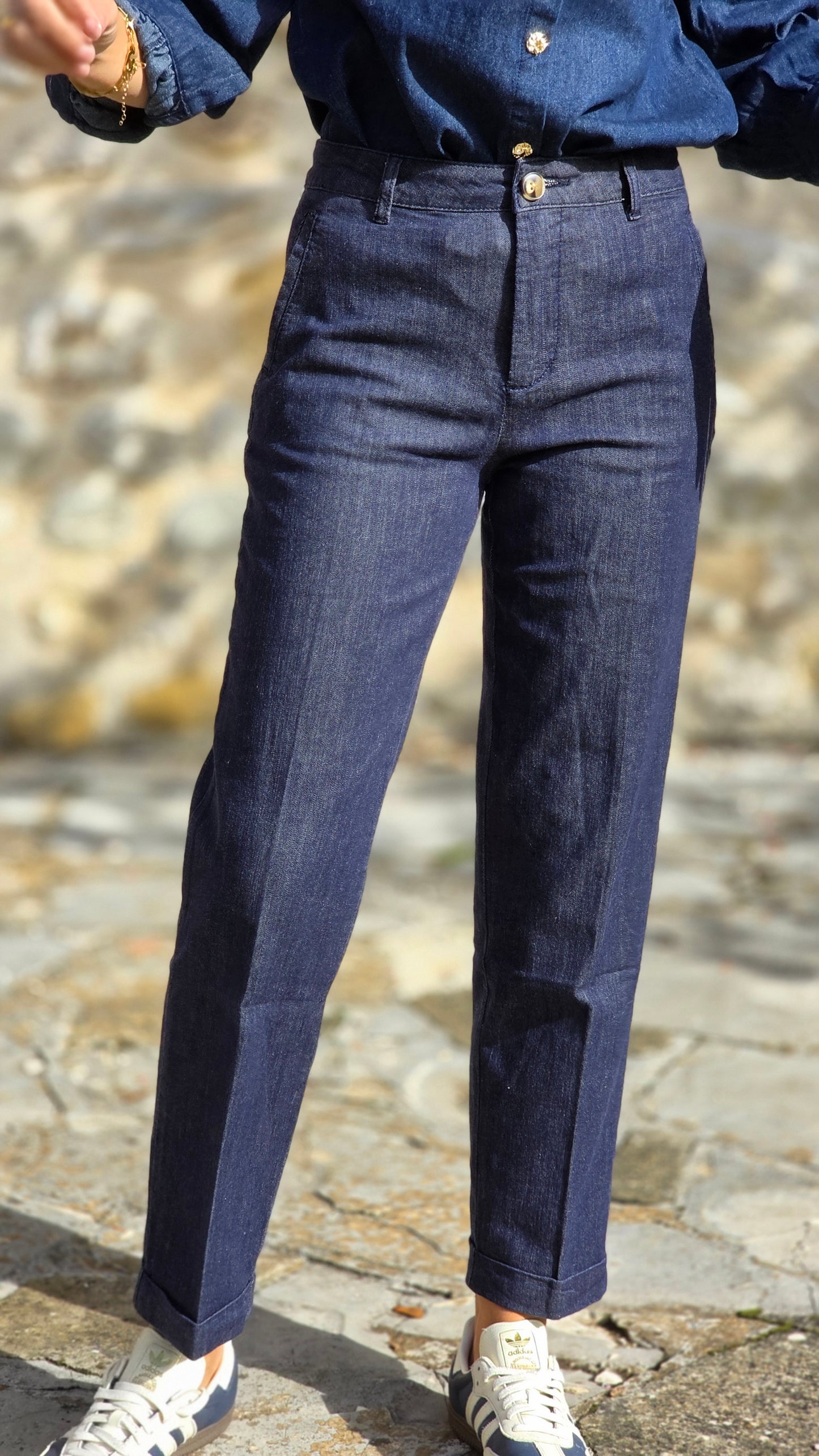 Chino jeans MARINE