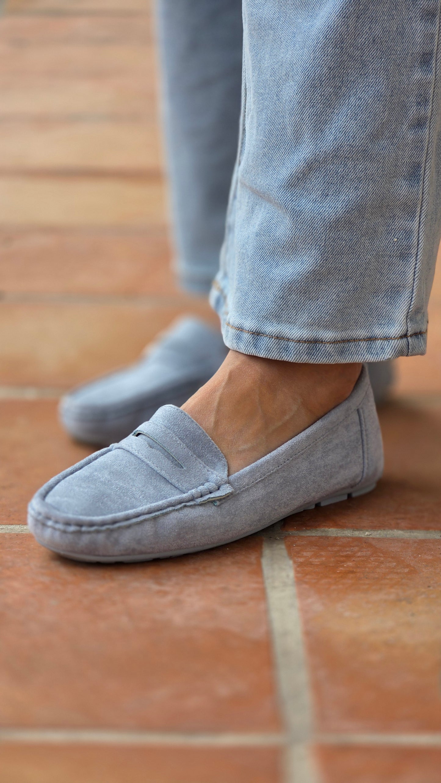 Mocassin BLAUW