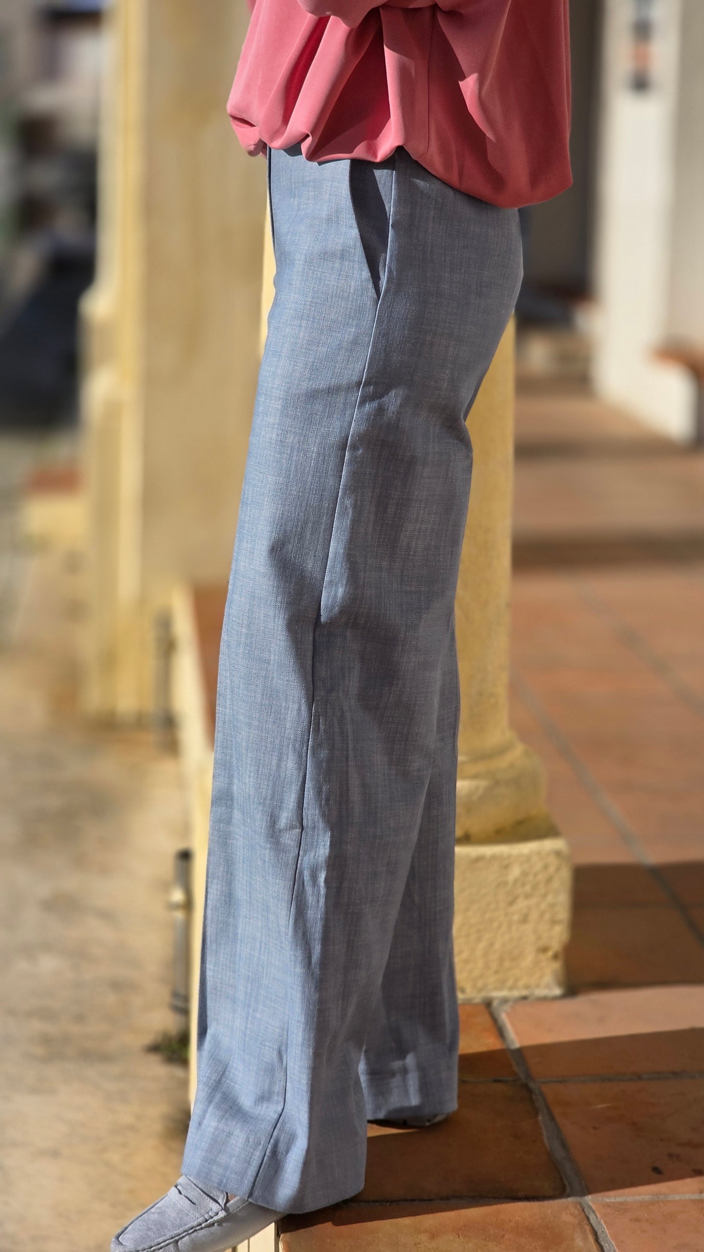 OONA Broek jeansblauw
