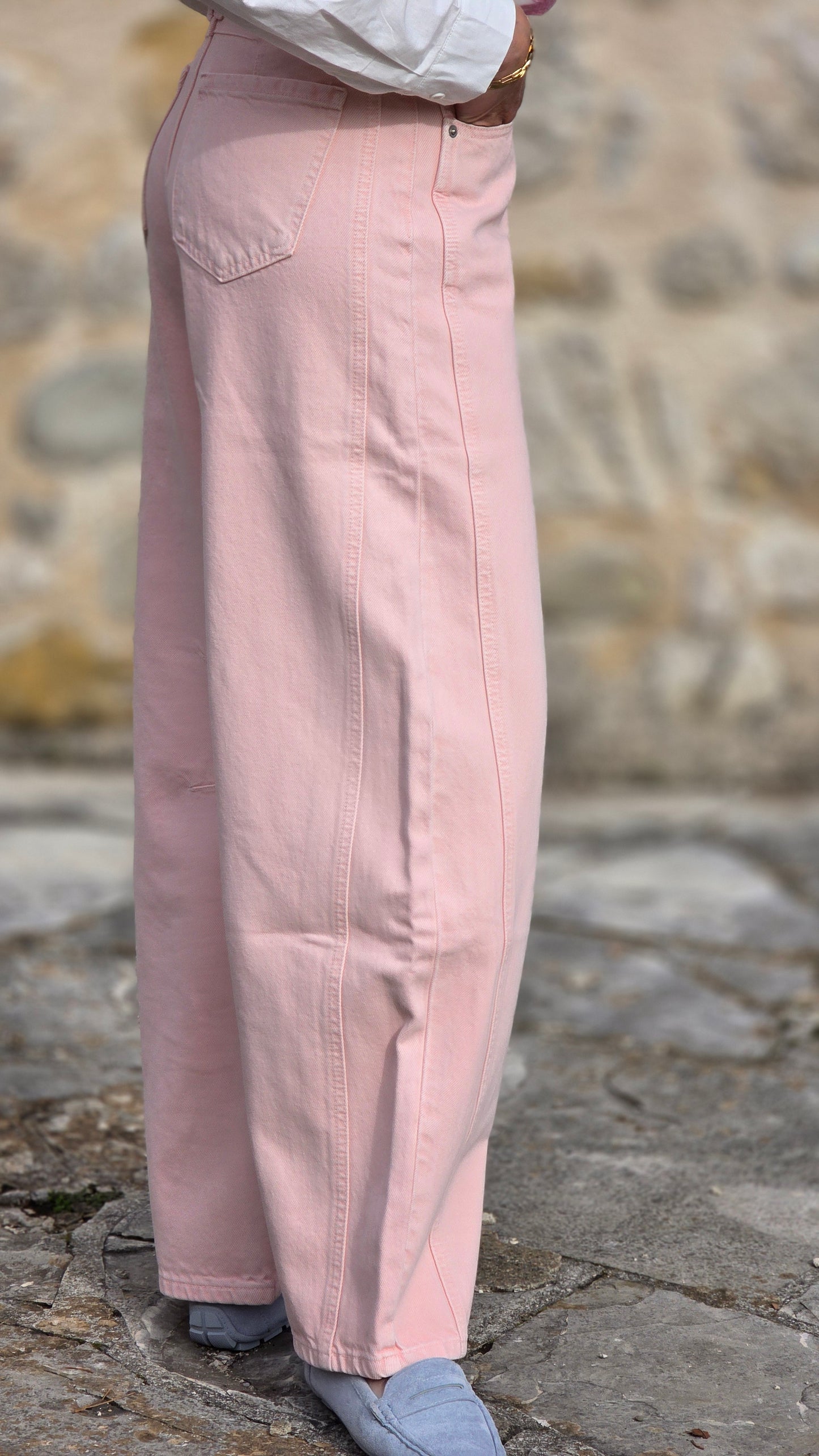 ROSIE Barrel broek ROOS