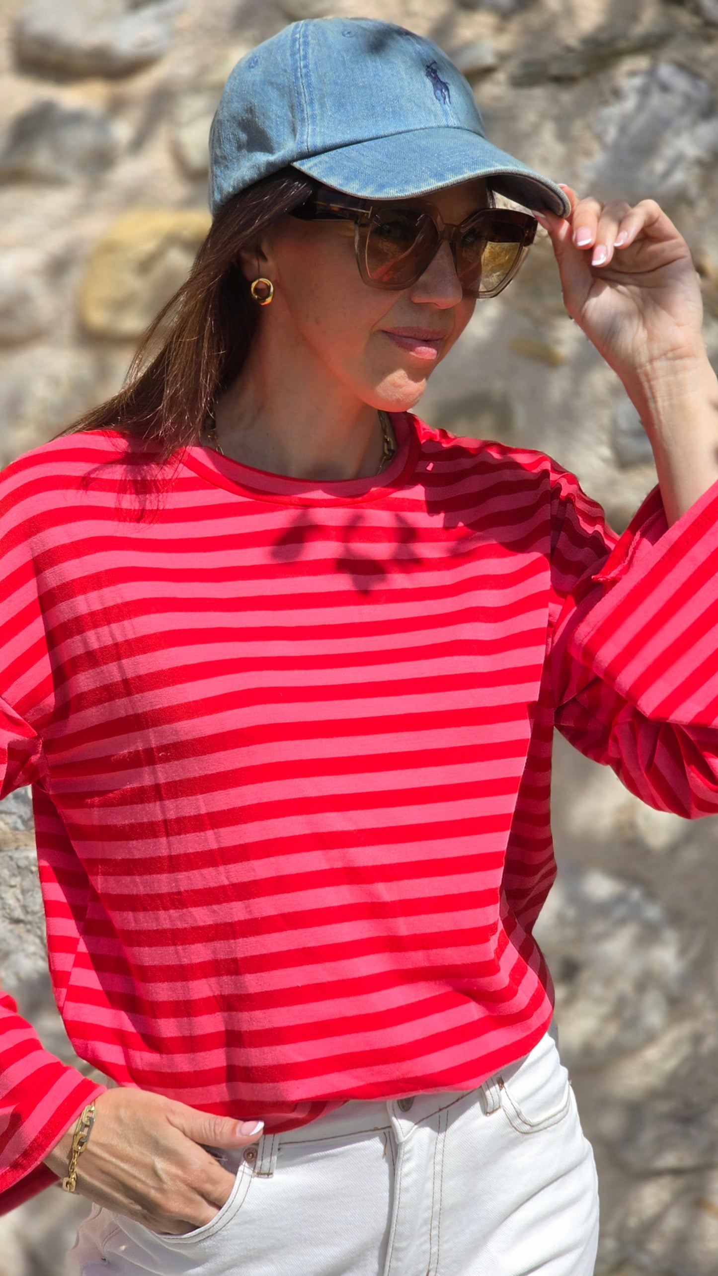 LEA Longsleeve gestreept