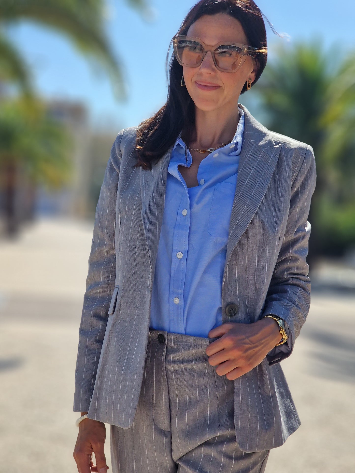 Gabrielle blazer grijs