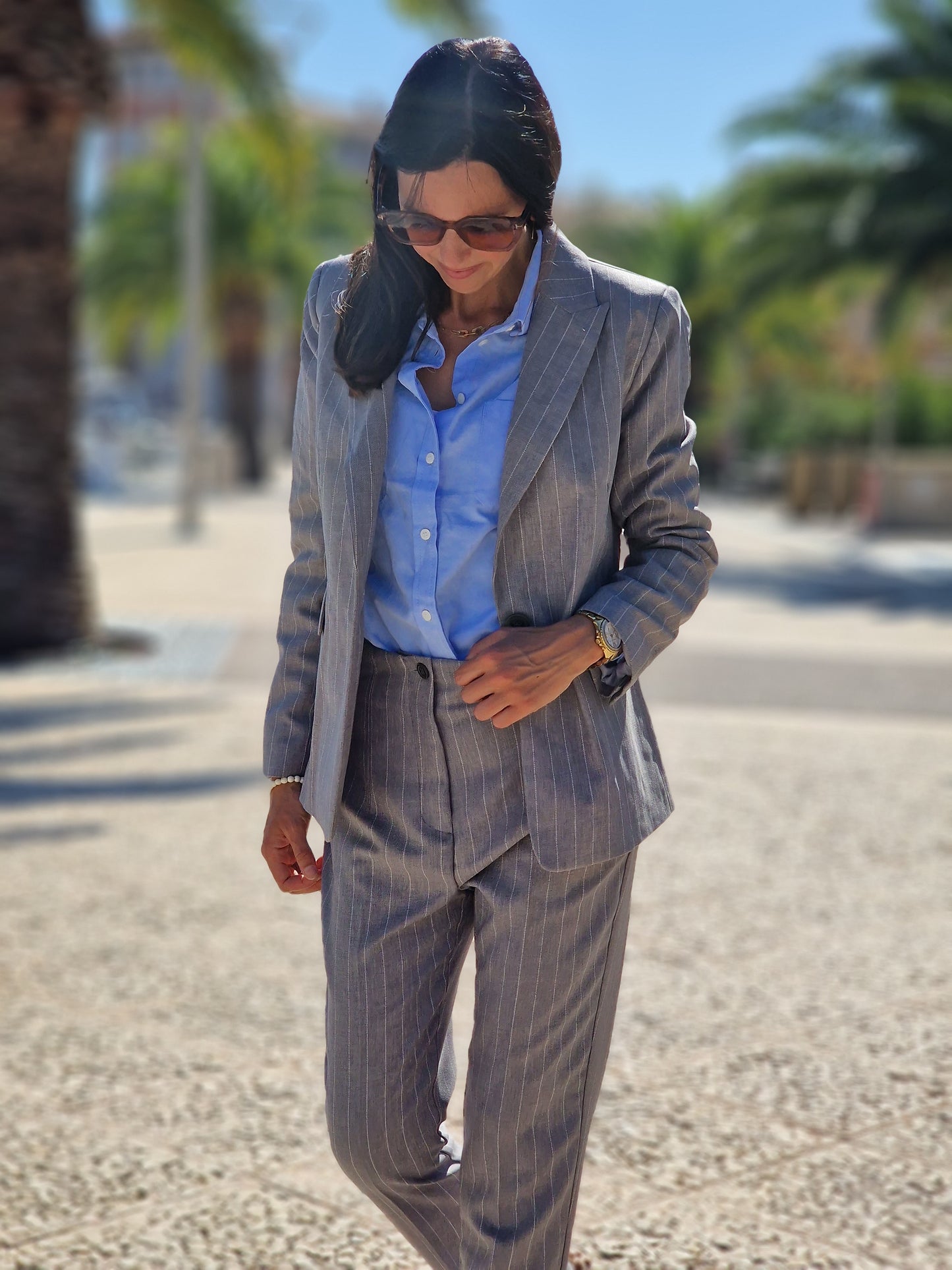 Gabrielle blazer grijs