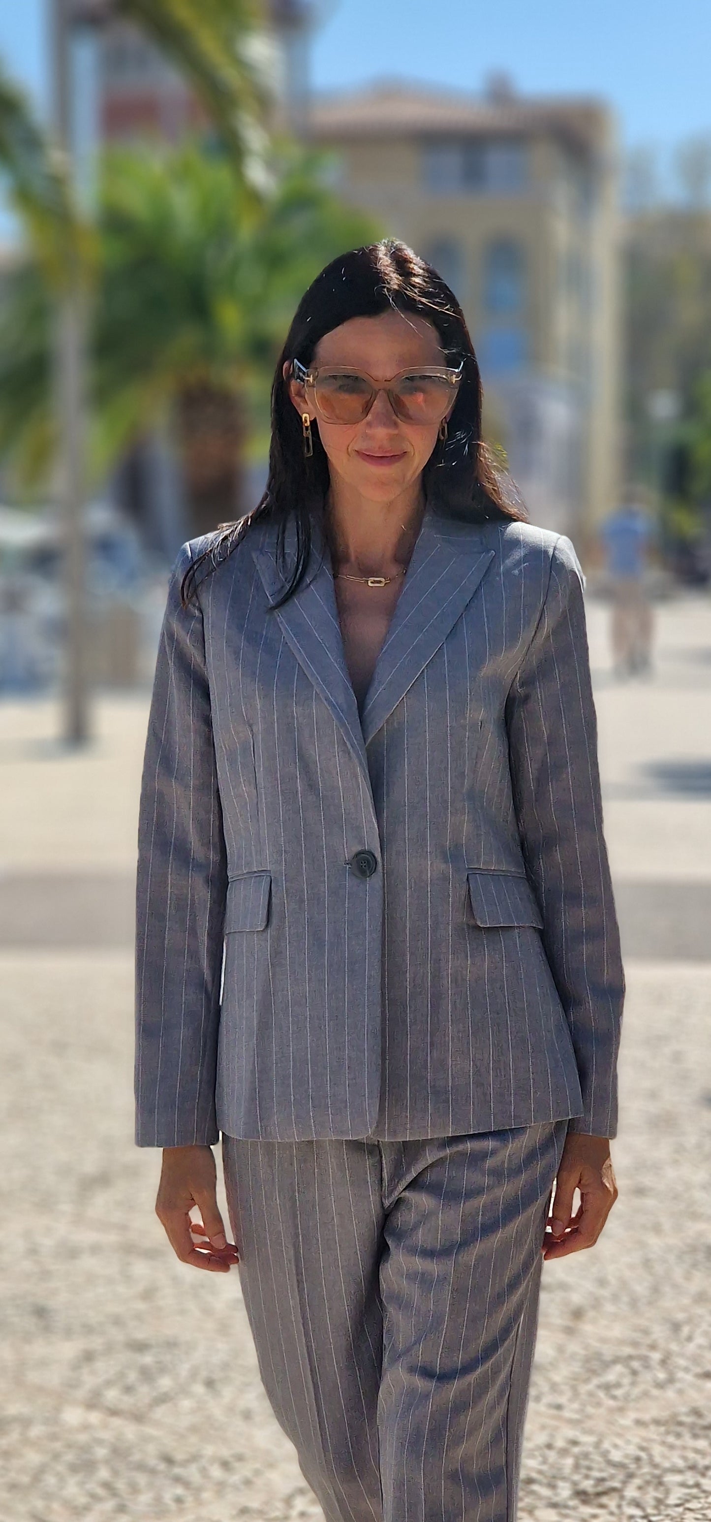 Gabrielle blazer grijs