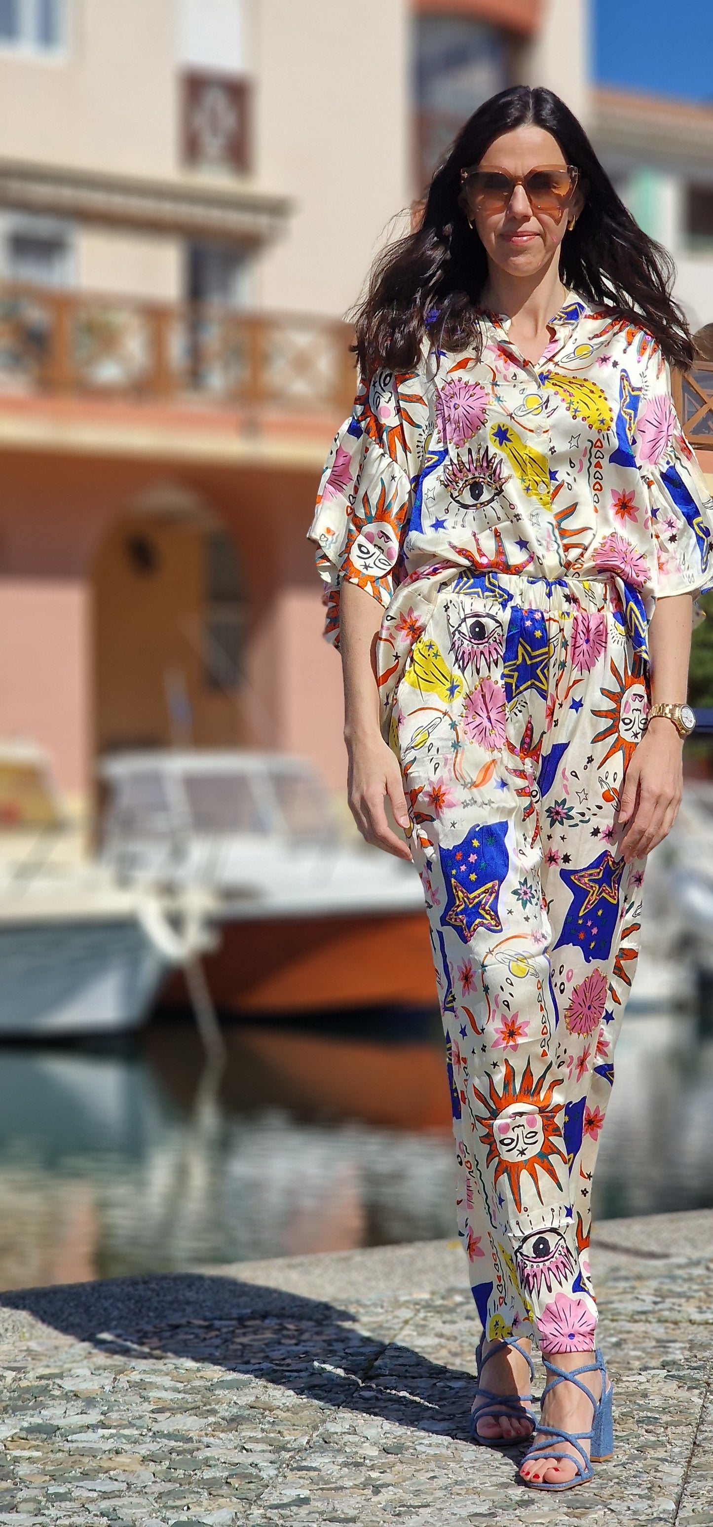 JULIE broek met print