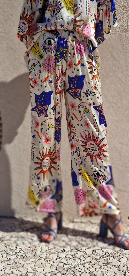 JULIE broek met print