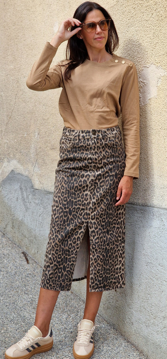 JUDY Leopard jeans