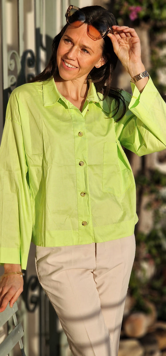 ALICE Hemd LIME
