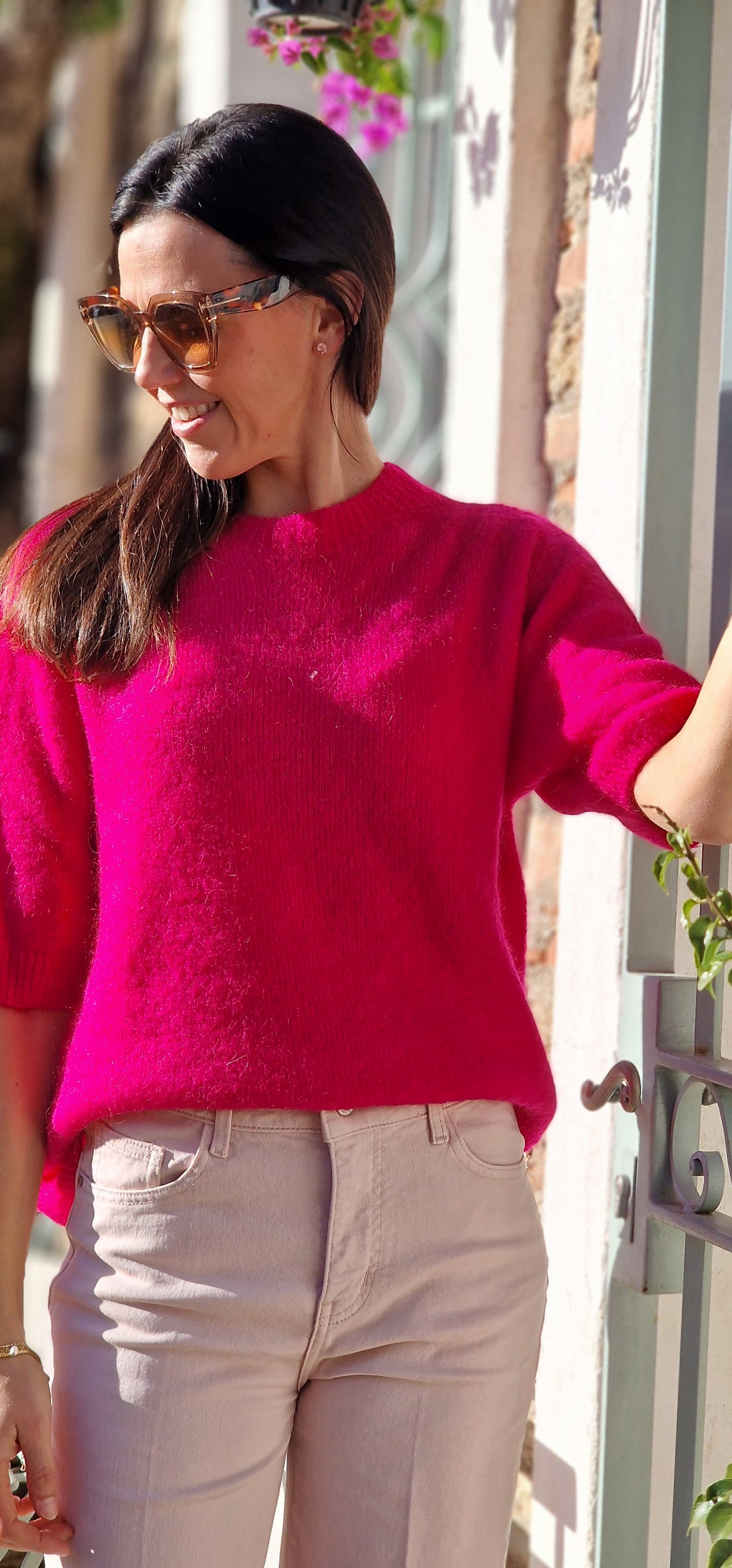 BEA Trui FUCHSIA
