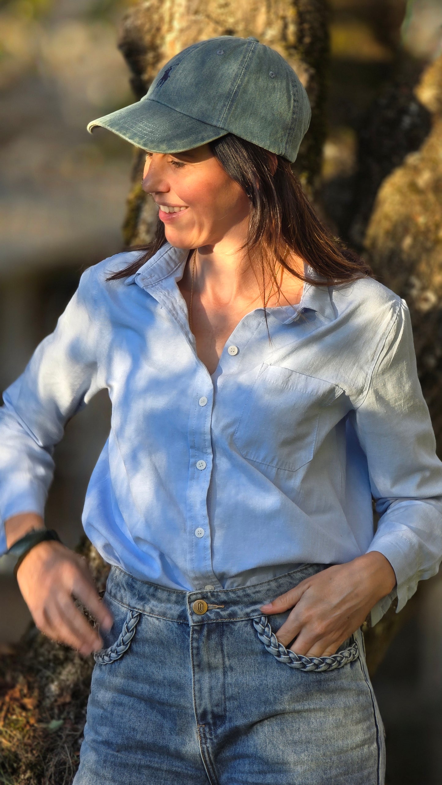 AMELIE Hemd BLAUW