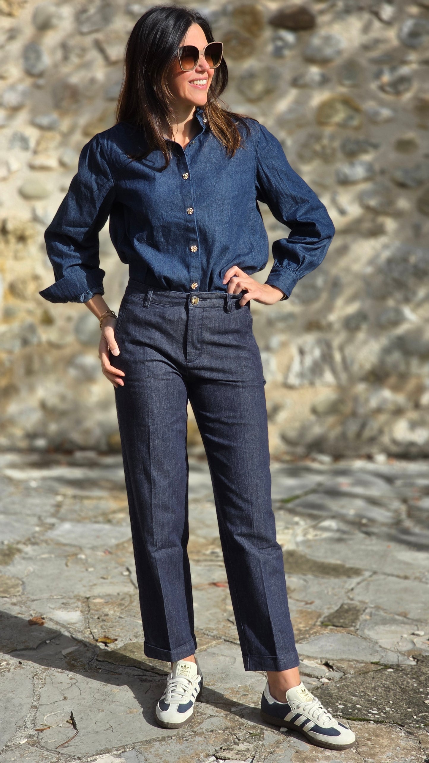 Chino jeans MARINE