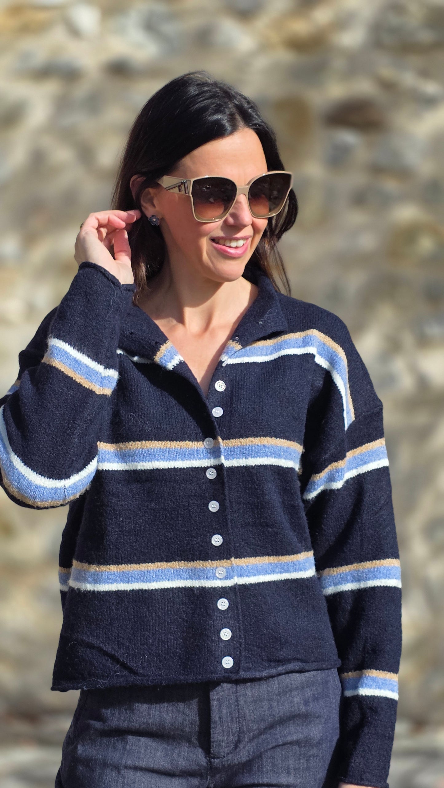 GAELLE Gilet MARINE