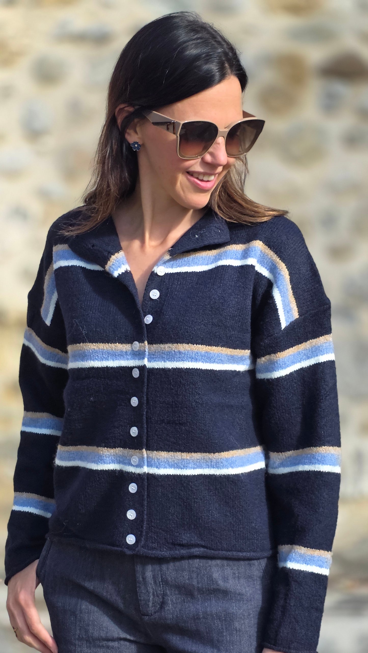 GAELLE Gilet MARINE