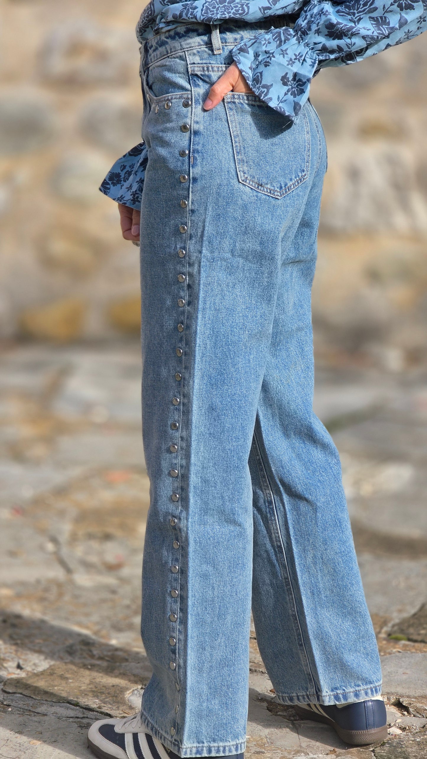 LUNA Jeans met studs