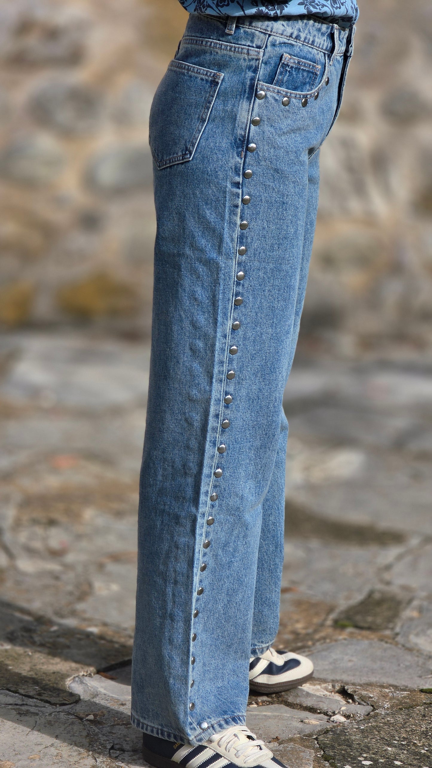 LUNA Jeans met studs