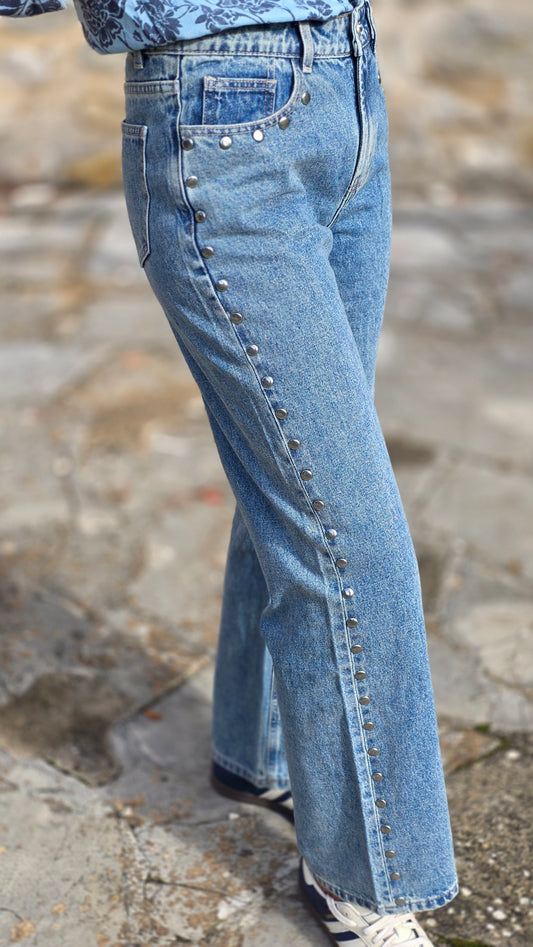 LUNA Jeans met studs
