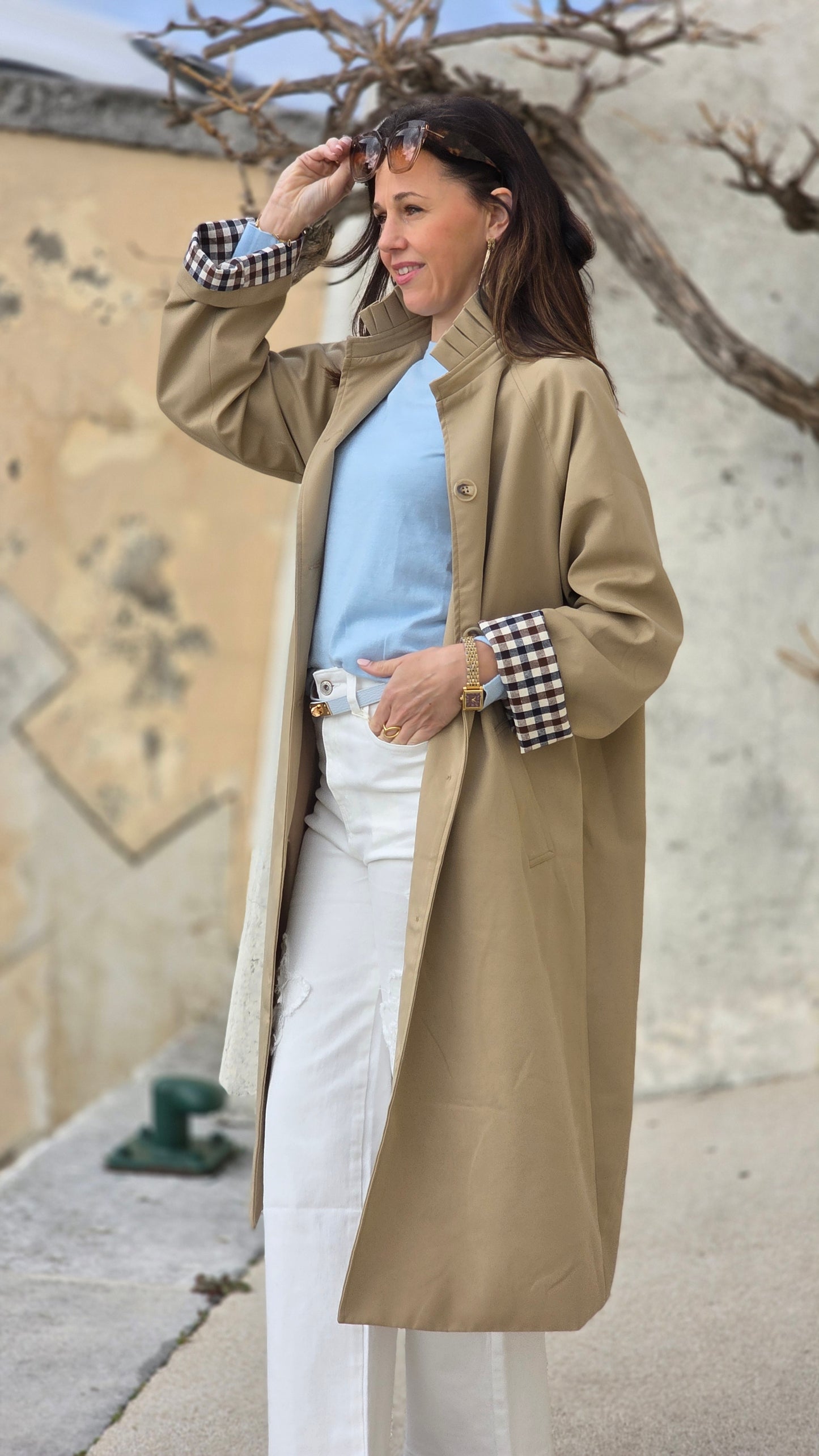 AUDE Trenchcoat lang