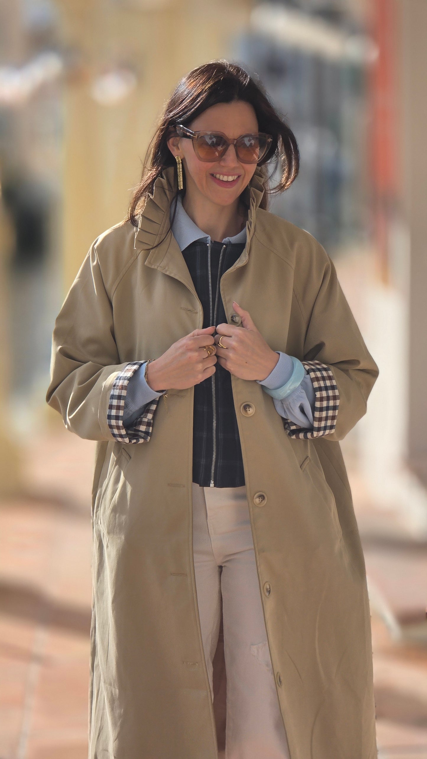 AUDE Trenchcoat lang