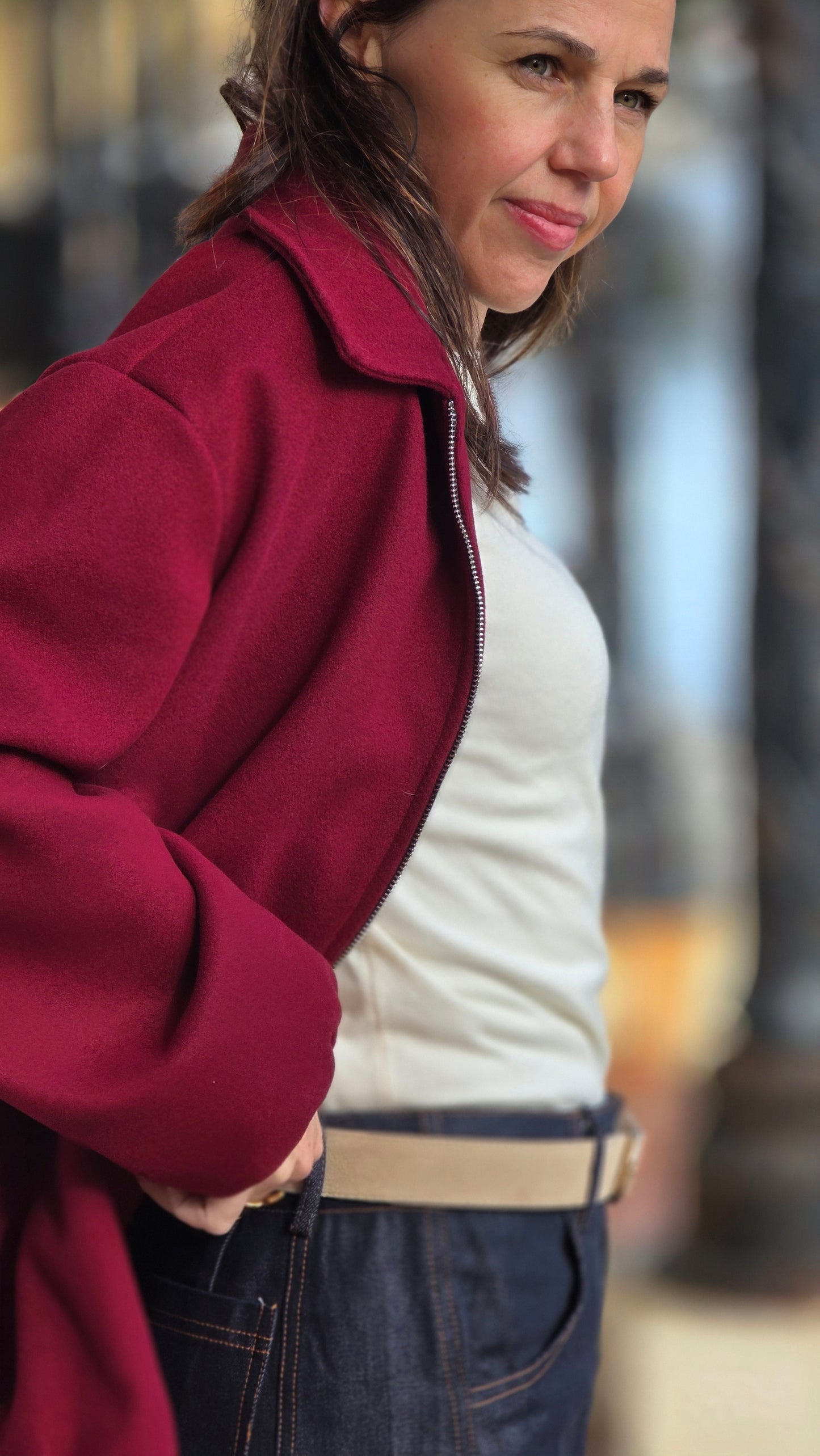 FEA Bomber bordeaux