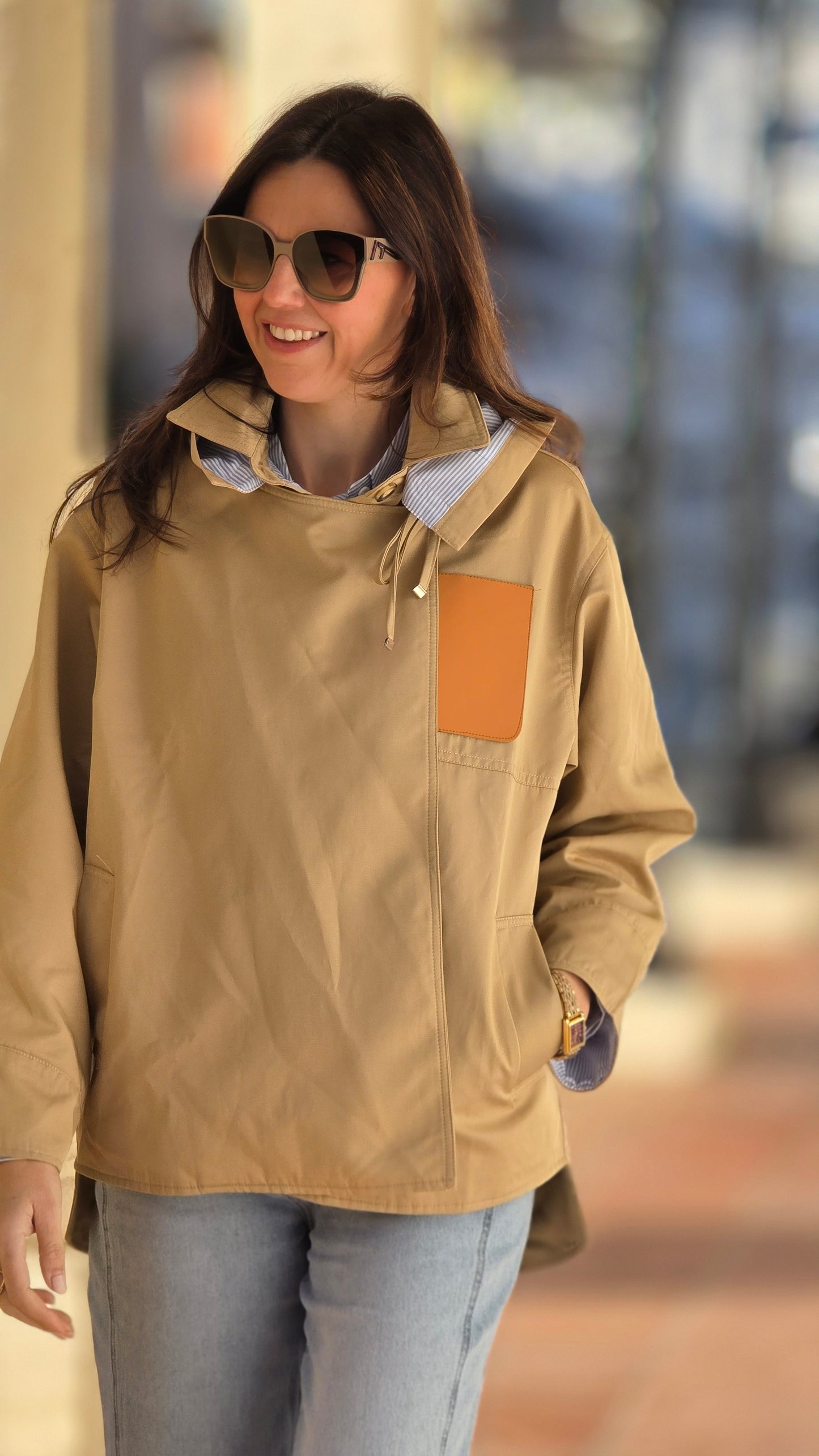 RIA Trenchcoat met kap