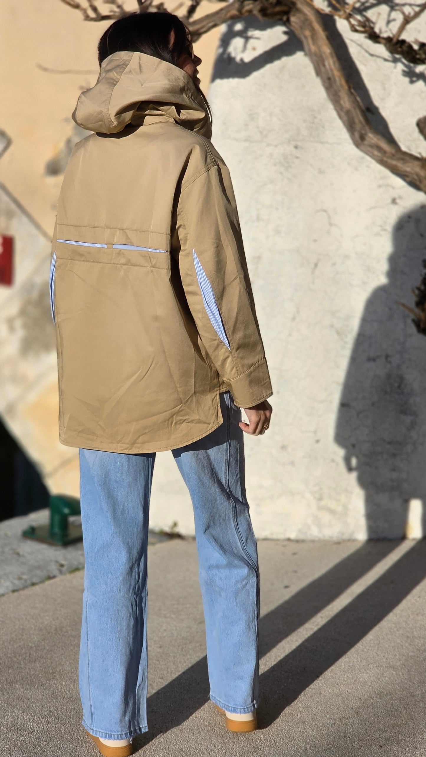 RIA Trenchcoat met kap