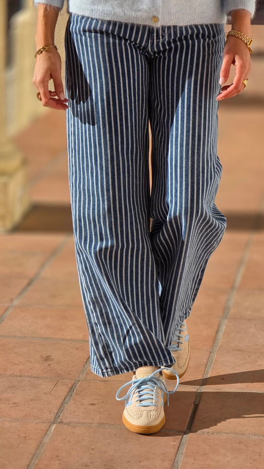 FREYA Broek met strepen