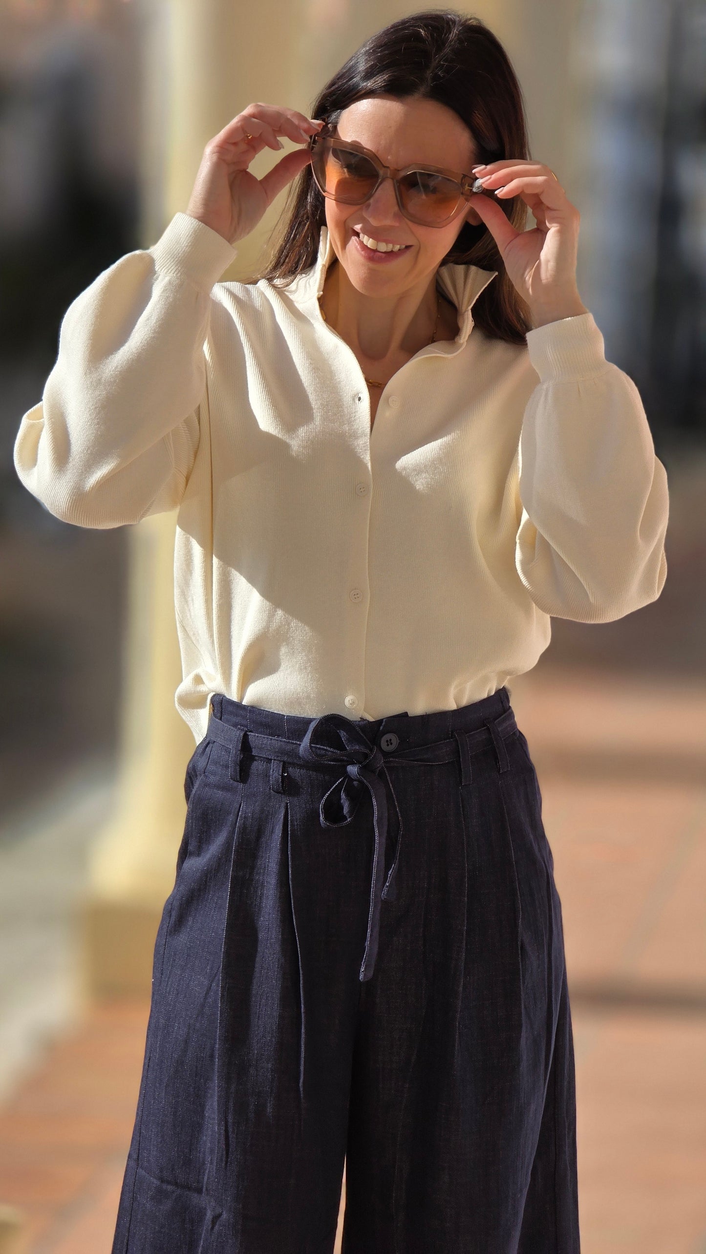 ANAÏS Gilet ECRU