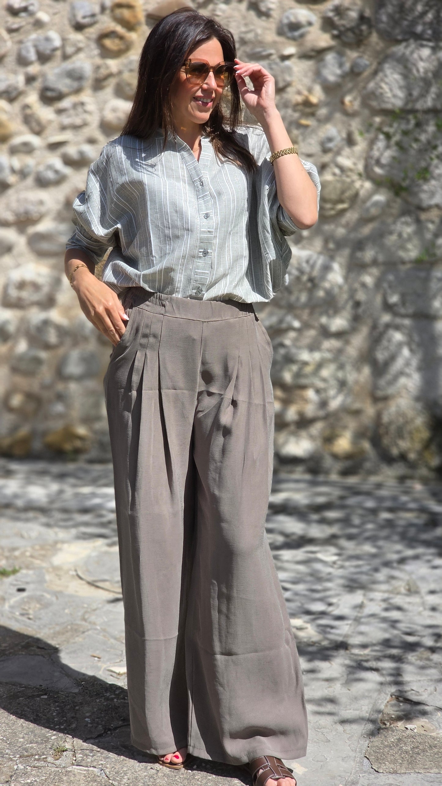 LENI Broek KAKI