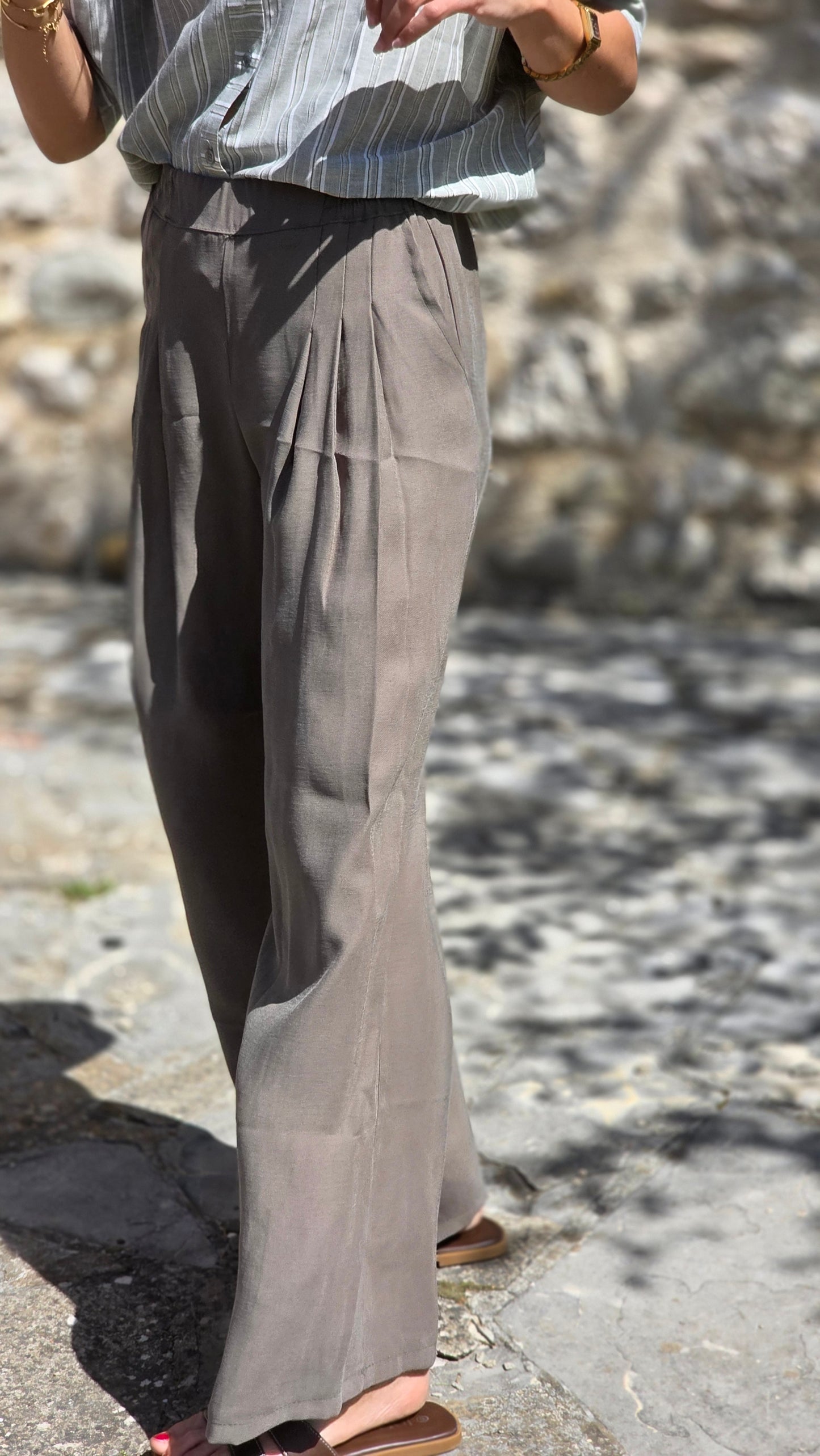 LENI Broek KAKI