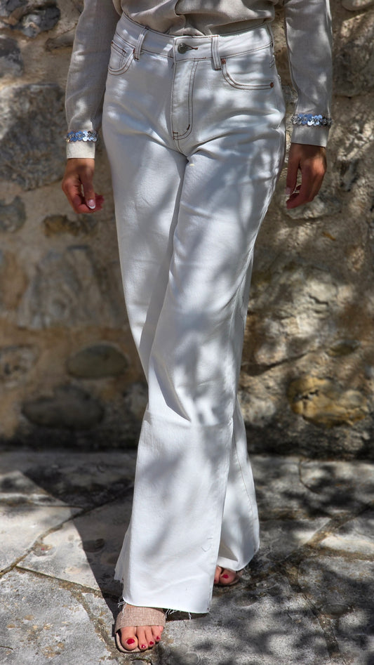 Wide leg jeans WIT