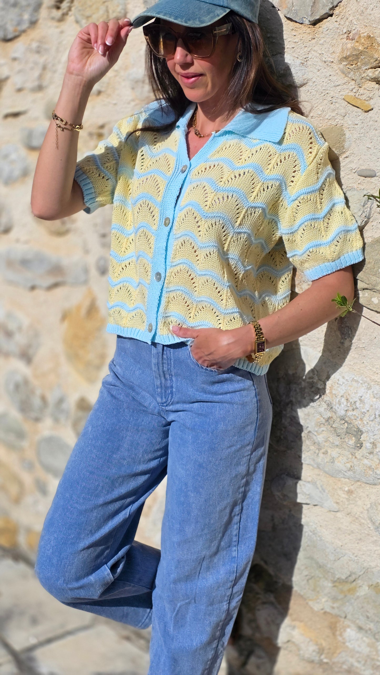 SORA Broek Jeansblauw