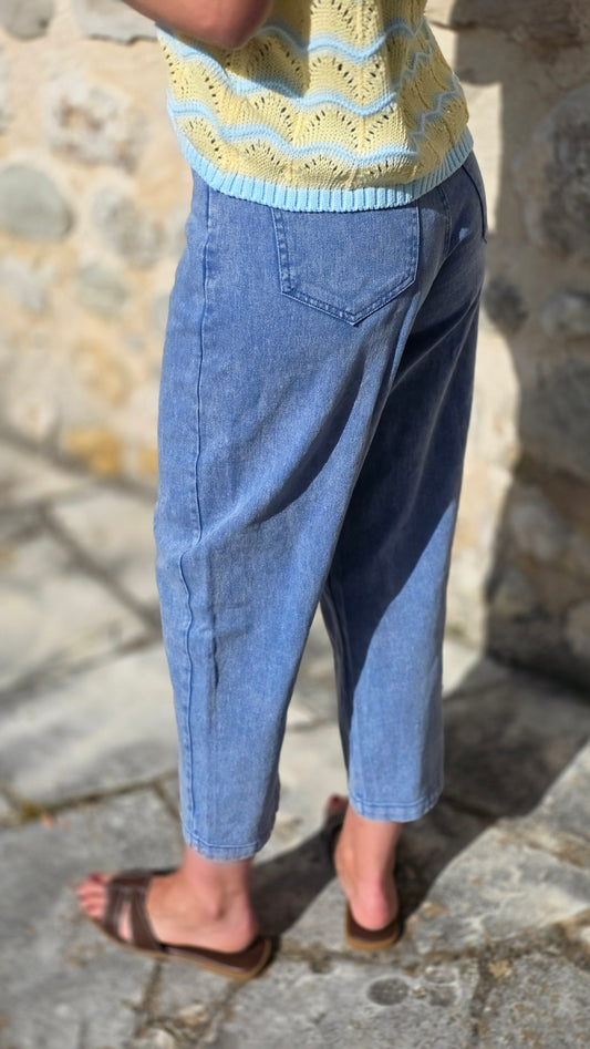 SORA Broek Jeansblauw