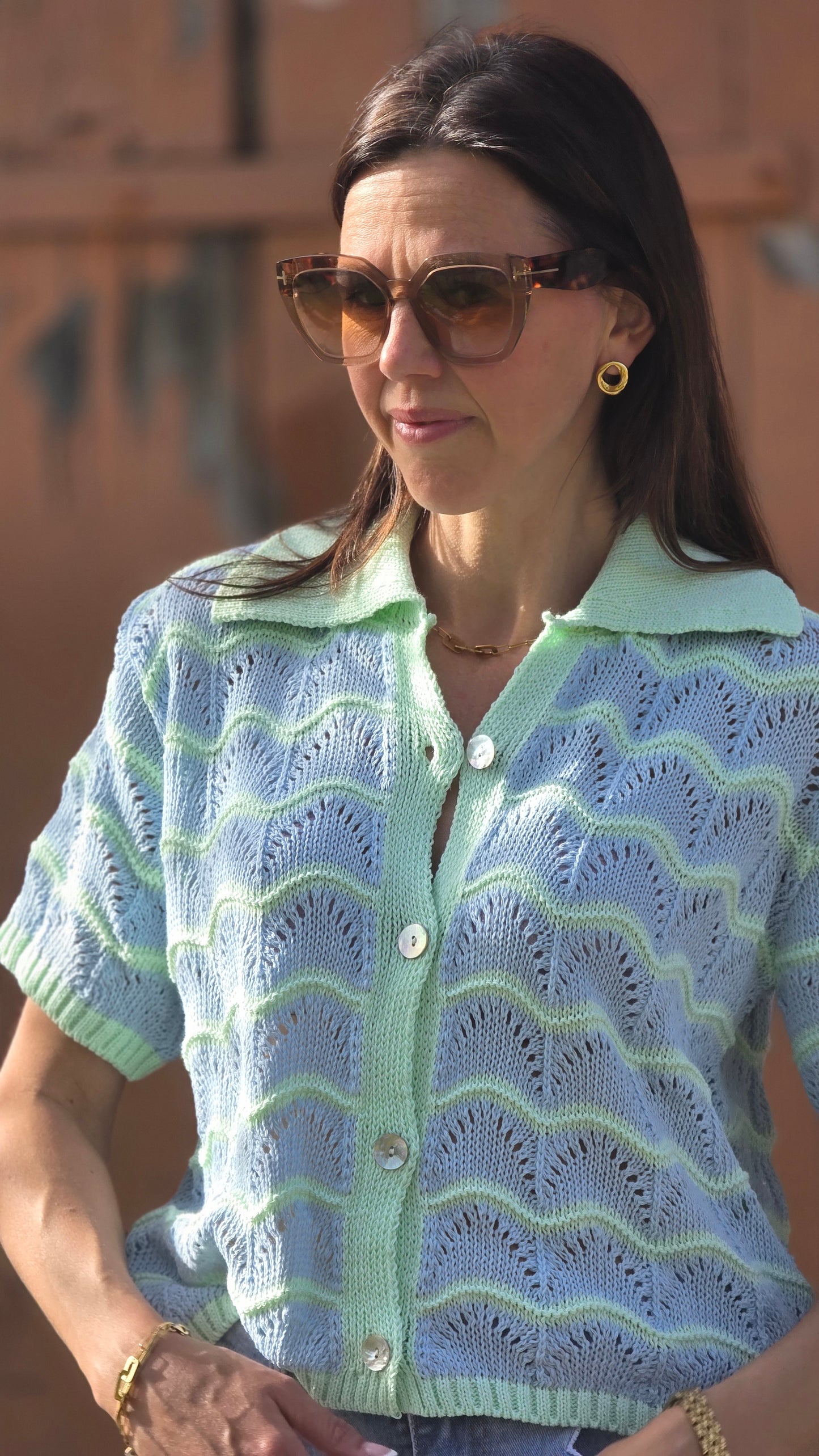 LINA Poloshirt BLAUW
