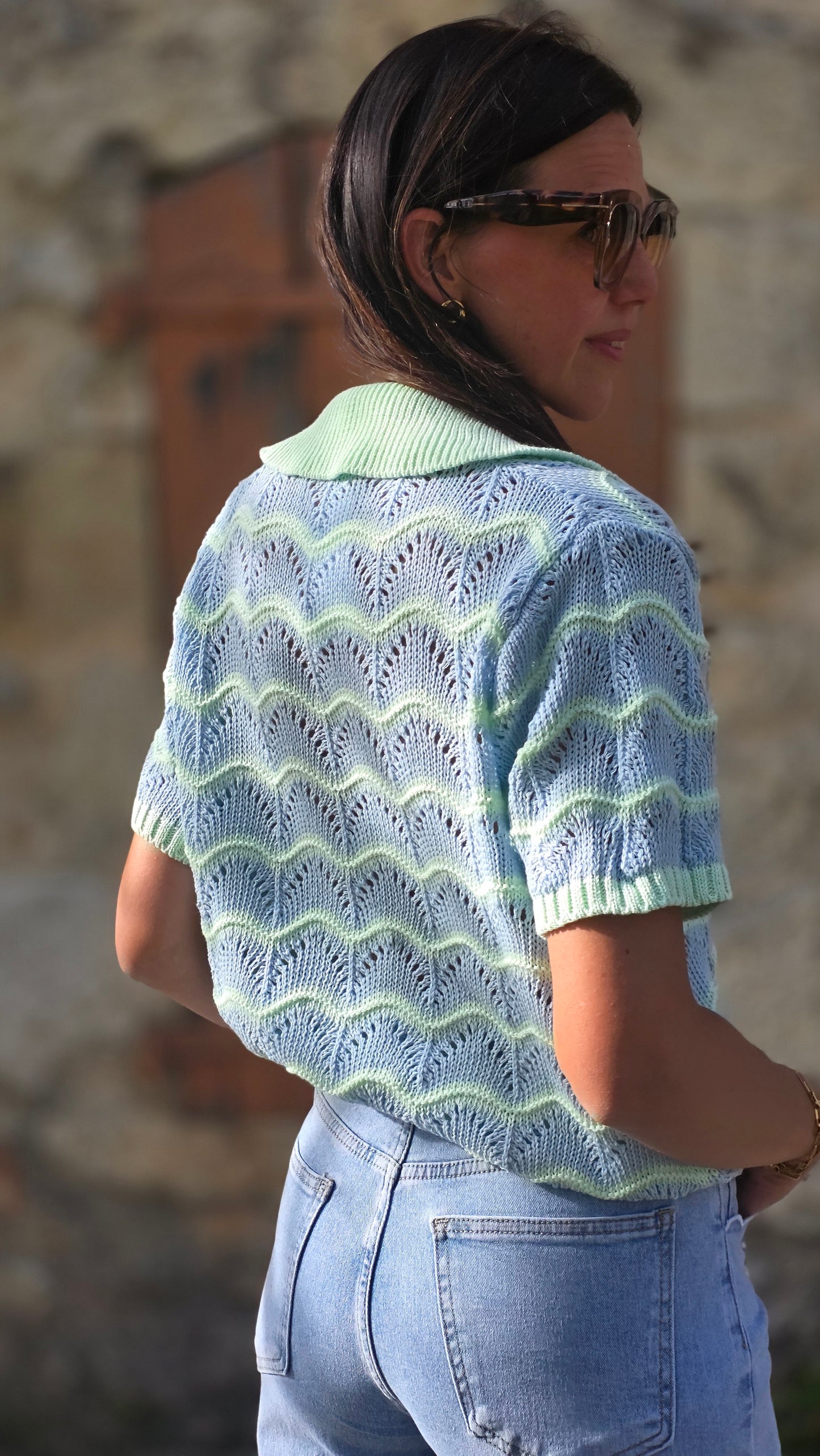 LINA Poloshirt BLAUW