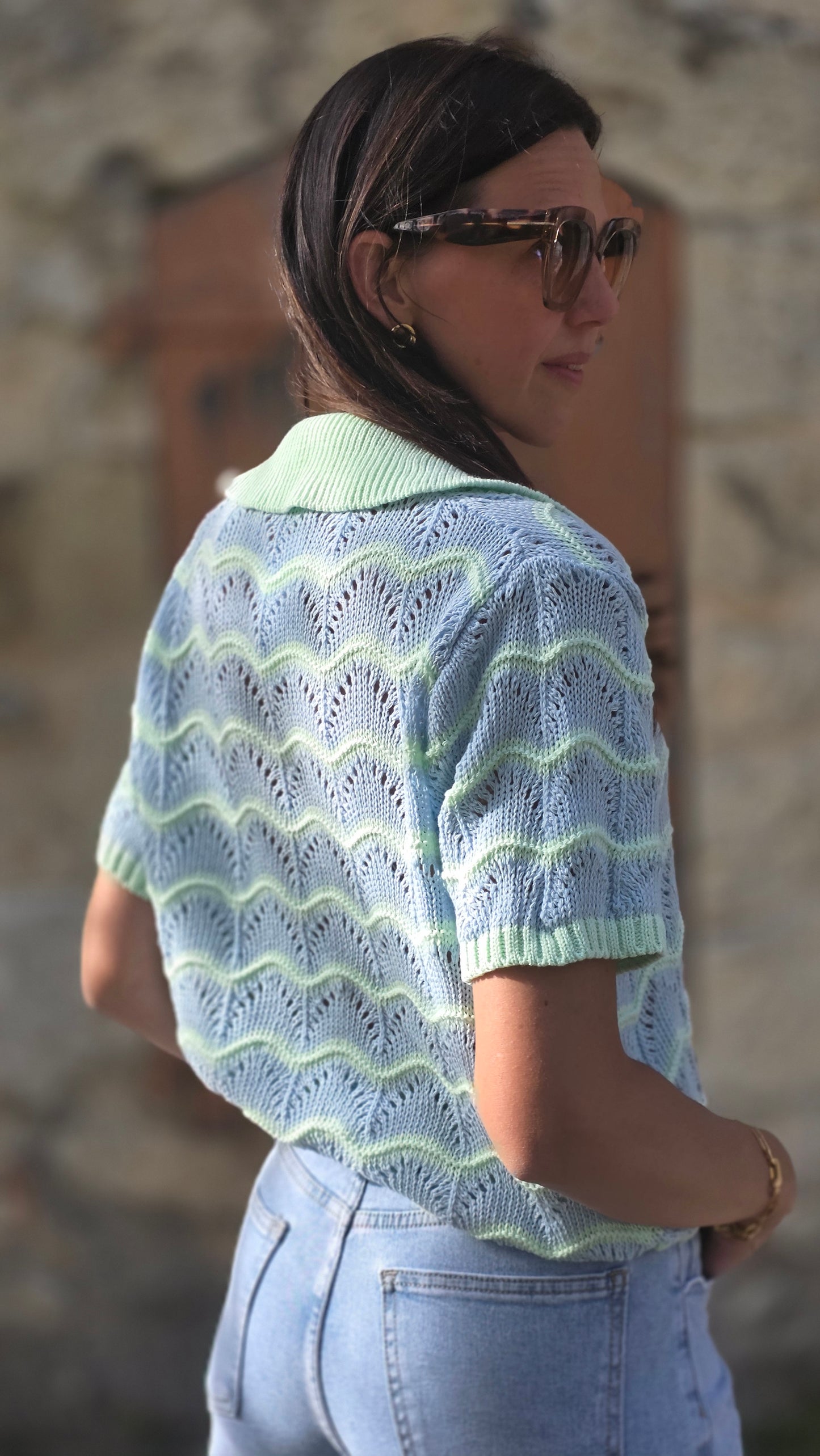 LINA Poloshirt BLAUW