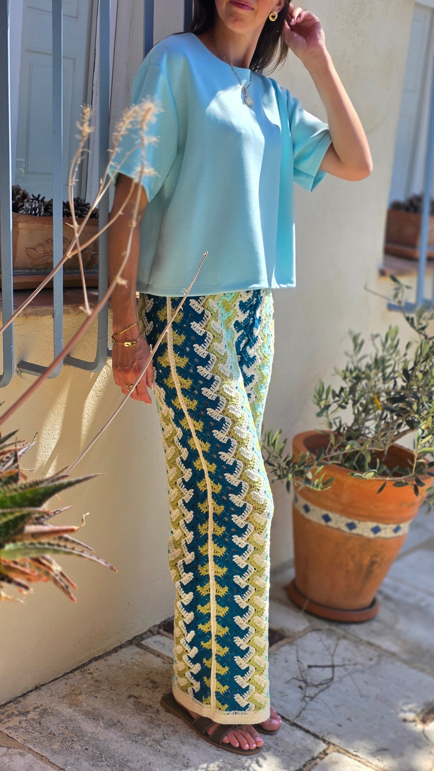 VICTORINE Gehaakte broek