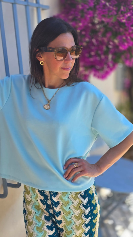 VICTOIRE Top blauw