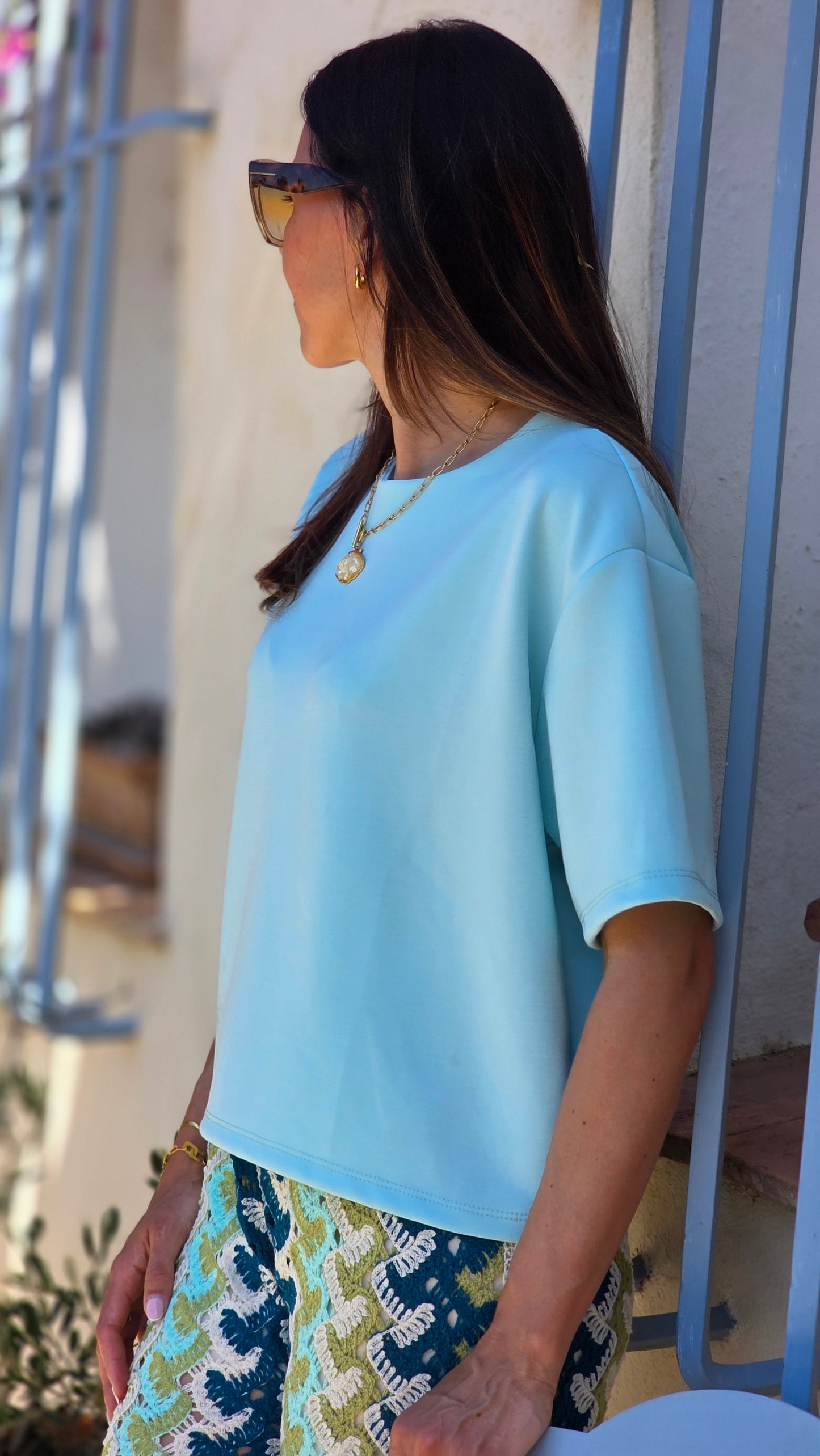 VICTOIRE Top blauw
