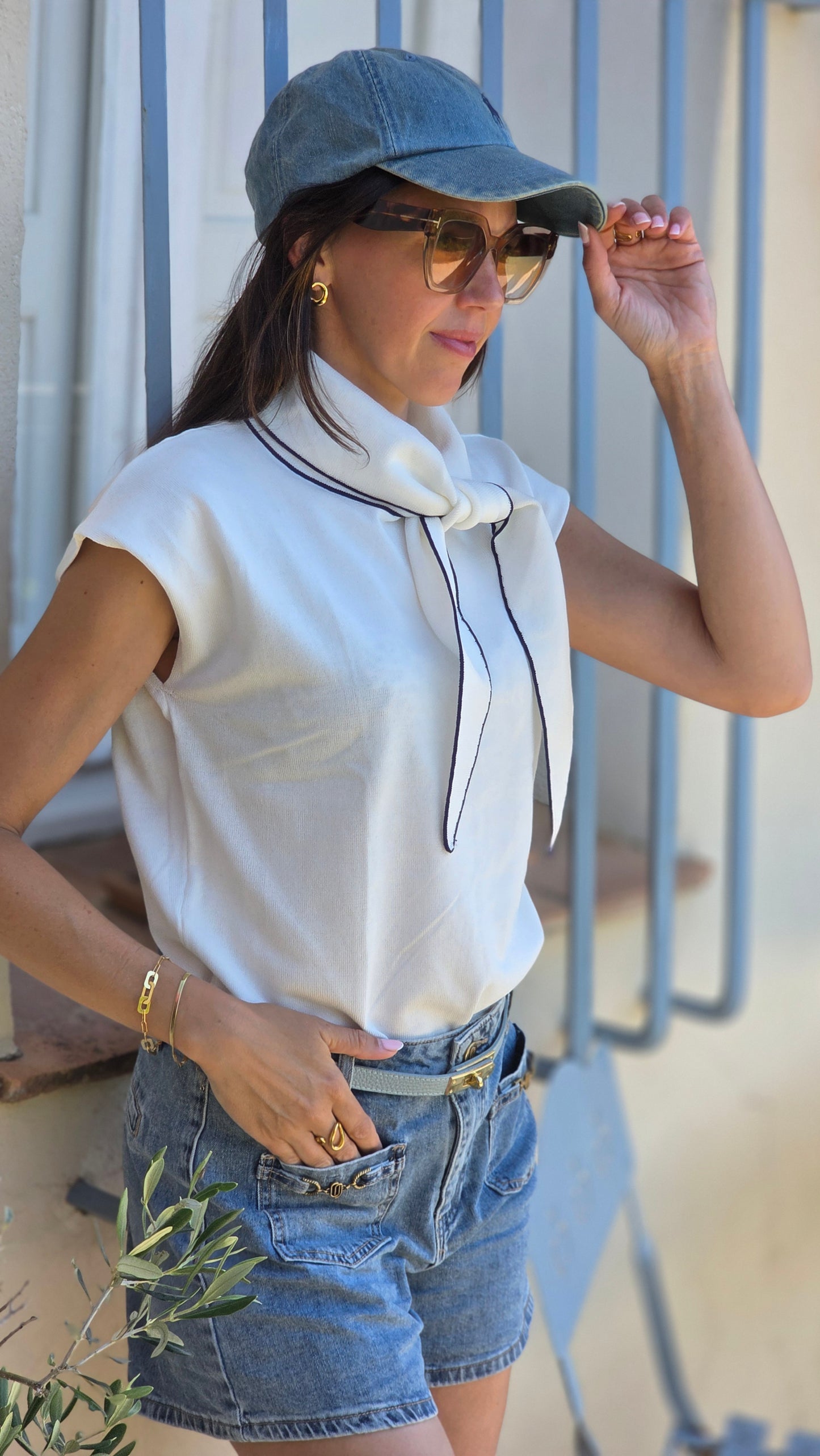 ANAIS Top met striklint