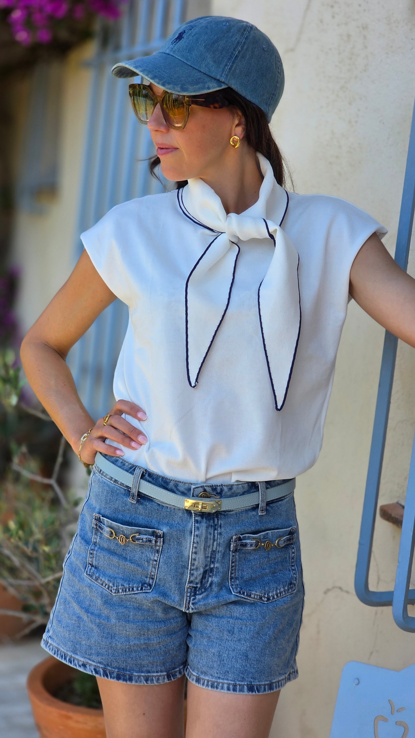 ANAIS Top met striklint