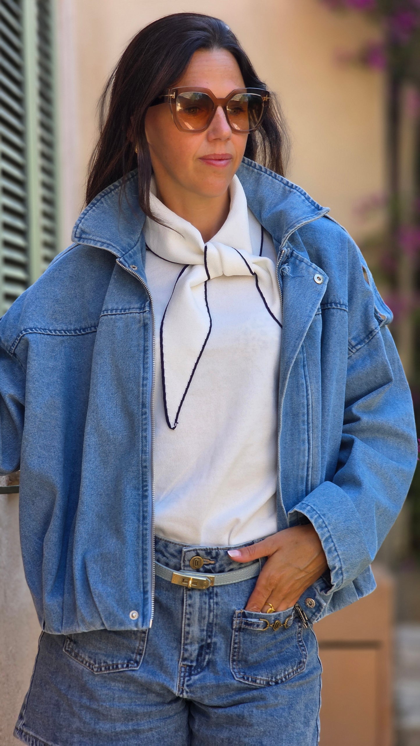 ALIX Bombervest JEANS