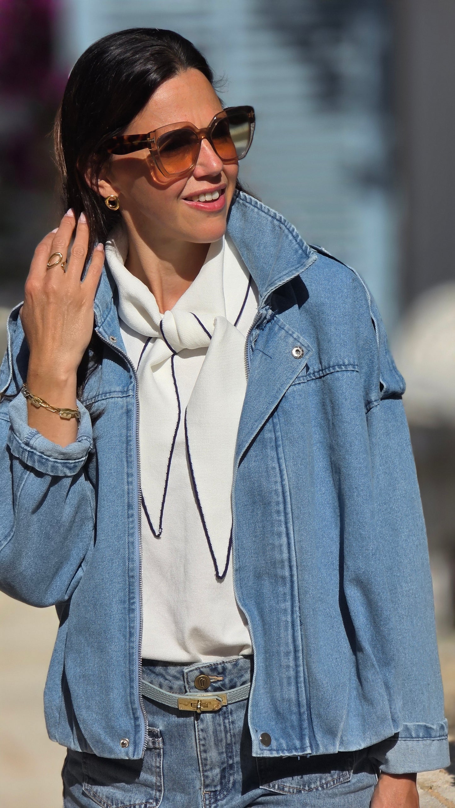 ALIX Bombervest JEANS