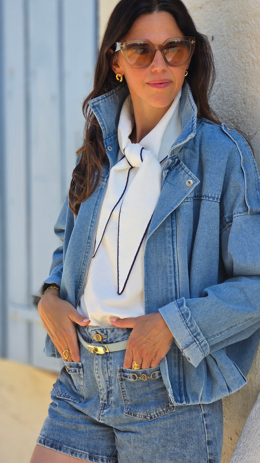 ALIX Bombervest JEANS