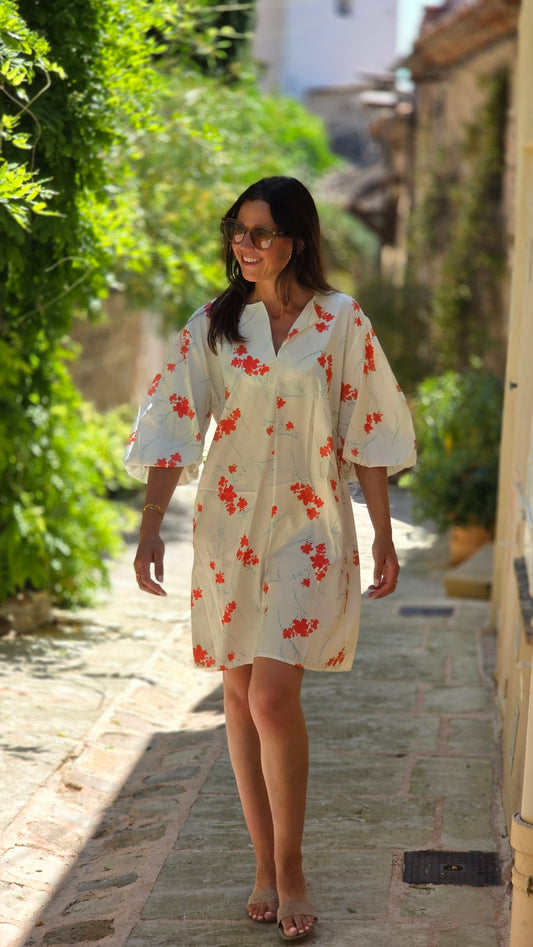 FLEUR Jurk WIT
