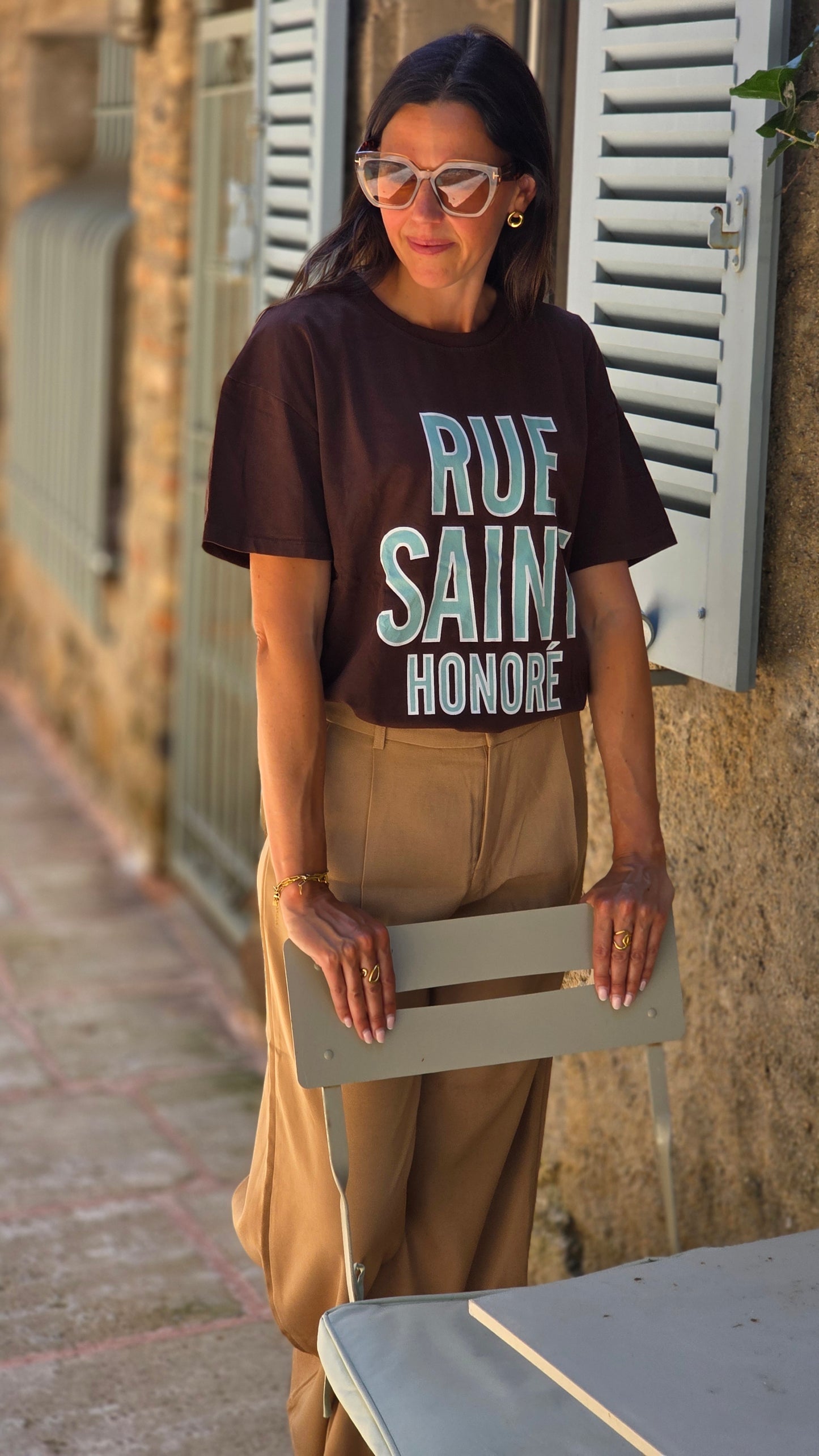 RUE HONORE T-shirt BRUIN