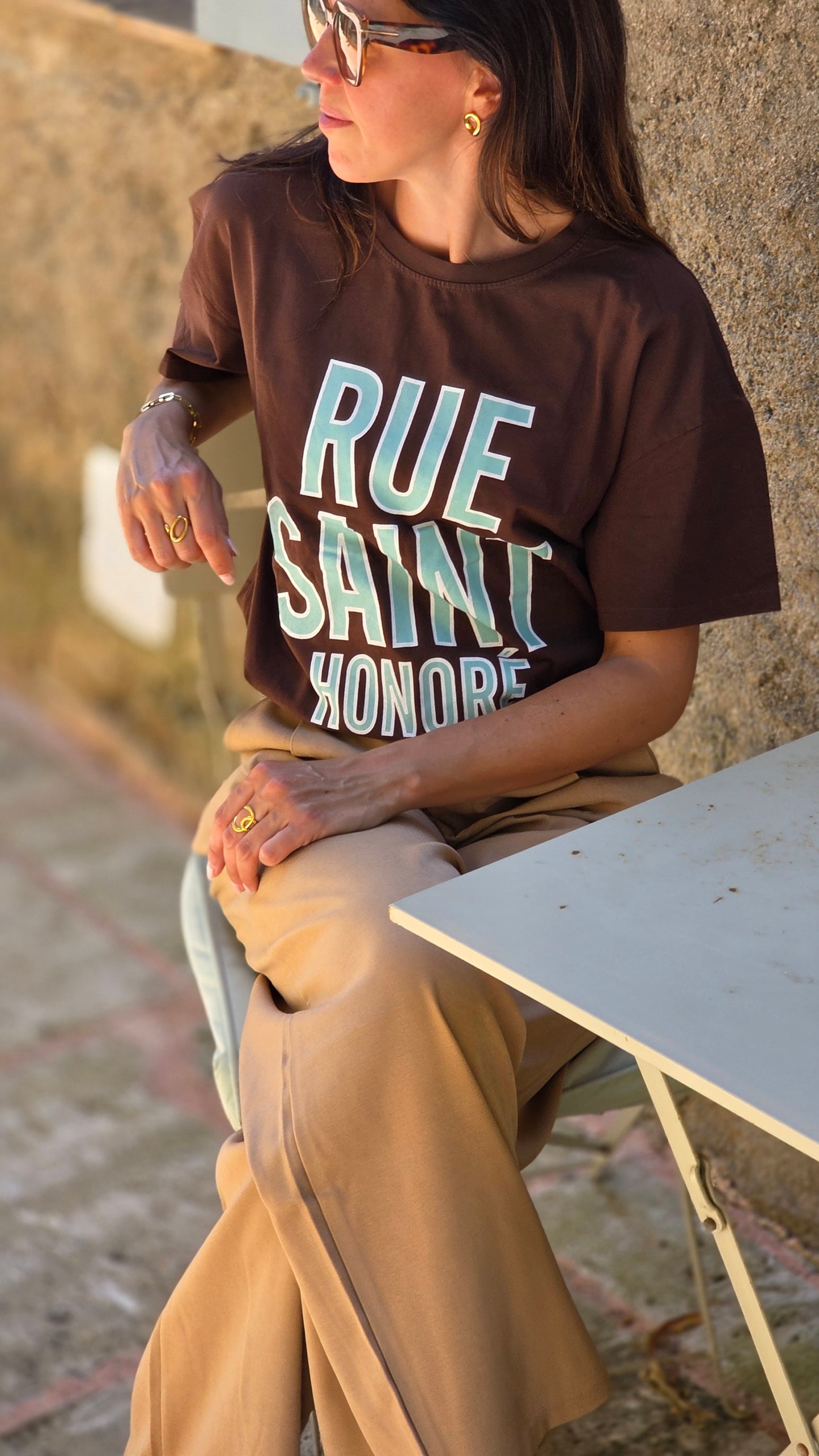 RUE HONORE T-shirt BRUIN