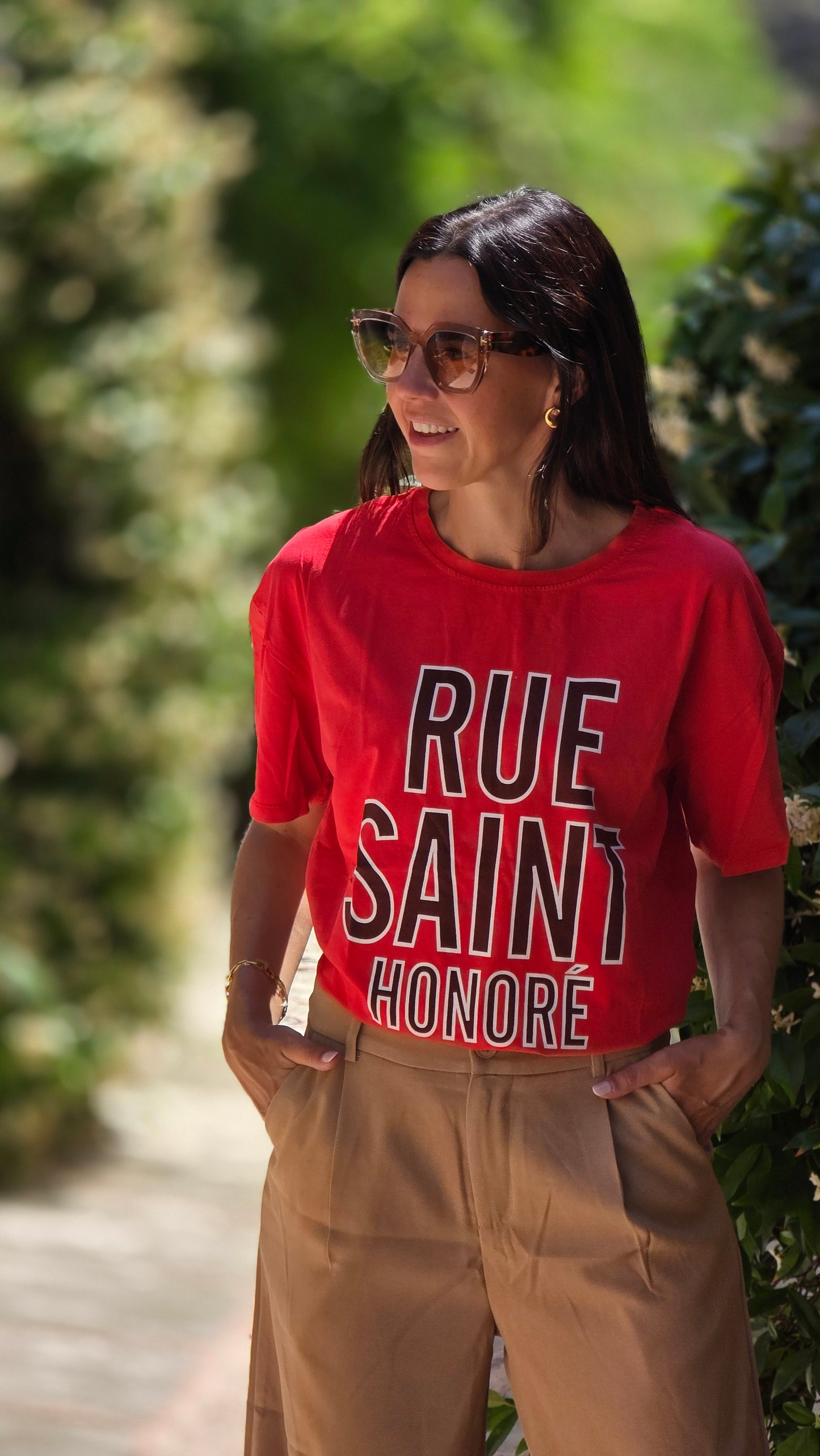 RUE HONORE T-shirt ROOD