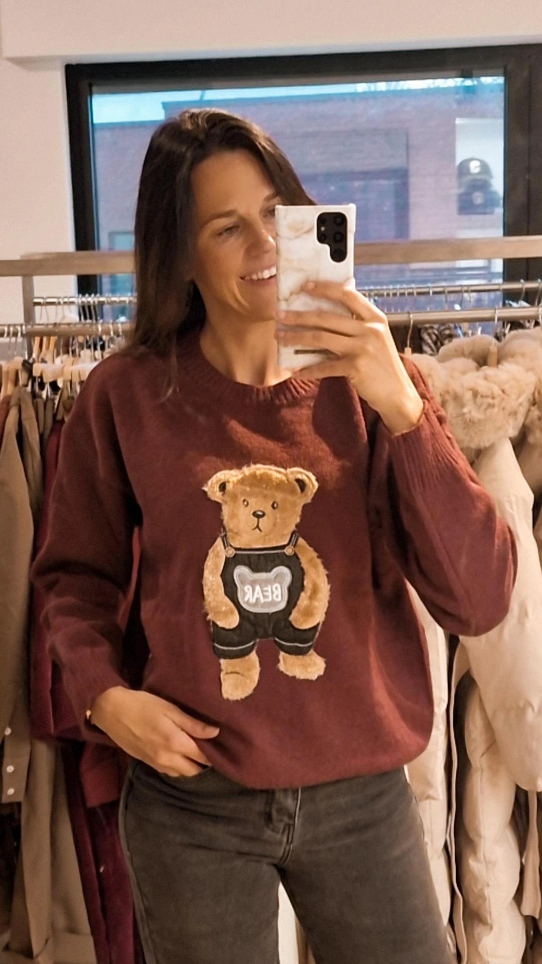 FIONA Trui BORDEAUX